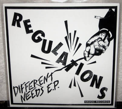 REGULATIONS "Different Needs" 7"